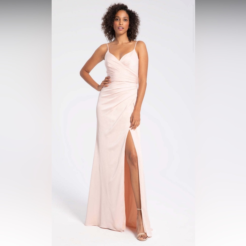 GREEN. Hailey Paige bridesmaid dress